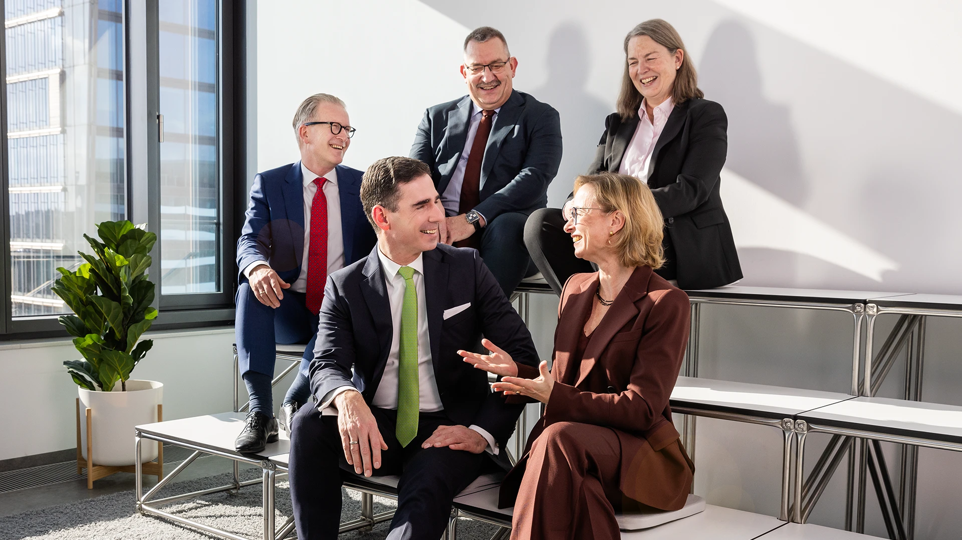 Gruppenbild des Vorstands der BLG Logistics (Foto)