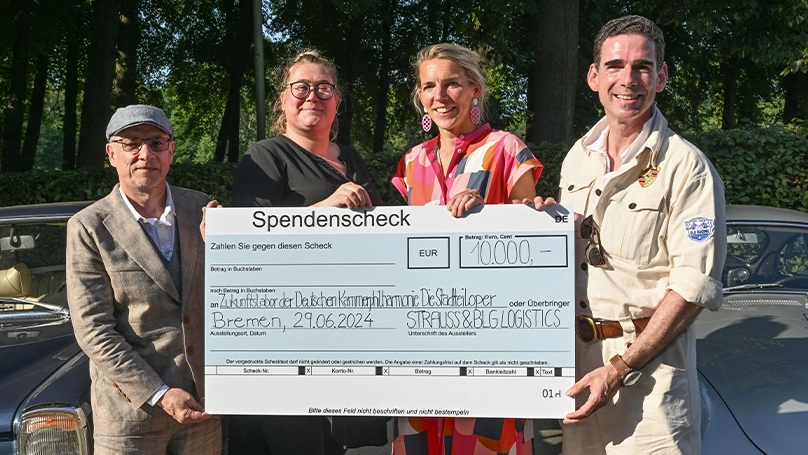 Spendenübergabe an die Deutsche Kammerphilharmonie Bremen (Foto)