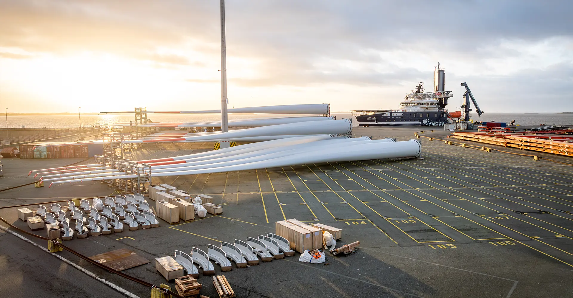 Luftaufnahme Eco Power Port in Bremerhaven (Foto)