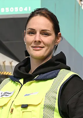 Lisa Seegelcken, Supervisor Vessels Operation (seit 2011 bei BLG, seit 2016 Supervisor am BLG&nbsp;AutoTerminal Bremerhaven) (Foto)