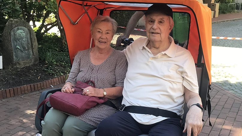 Cycling without age of the association Ambulante Versorgungsbrücken e.V. (Photo)