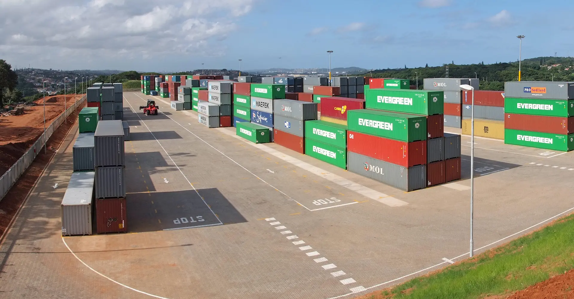 Conaineryard am BLG Standort Südafrika (Photo)