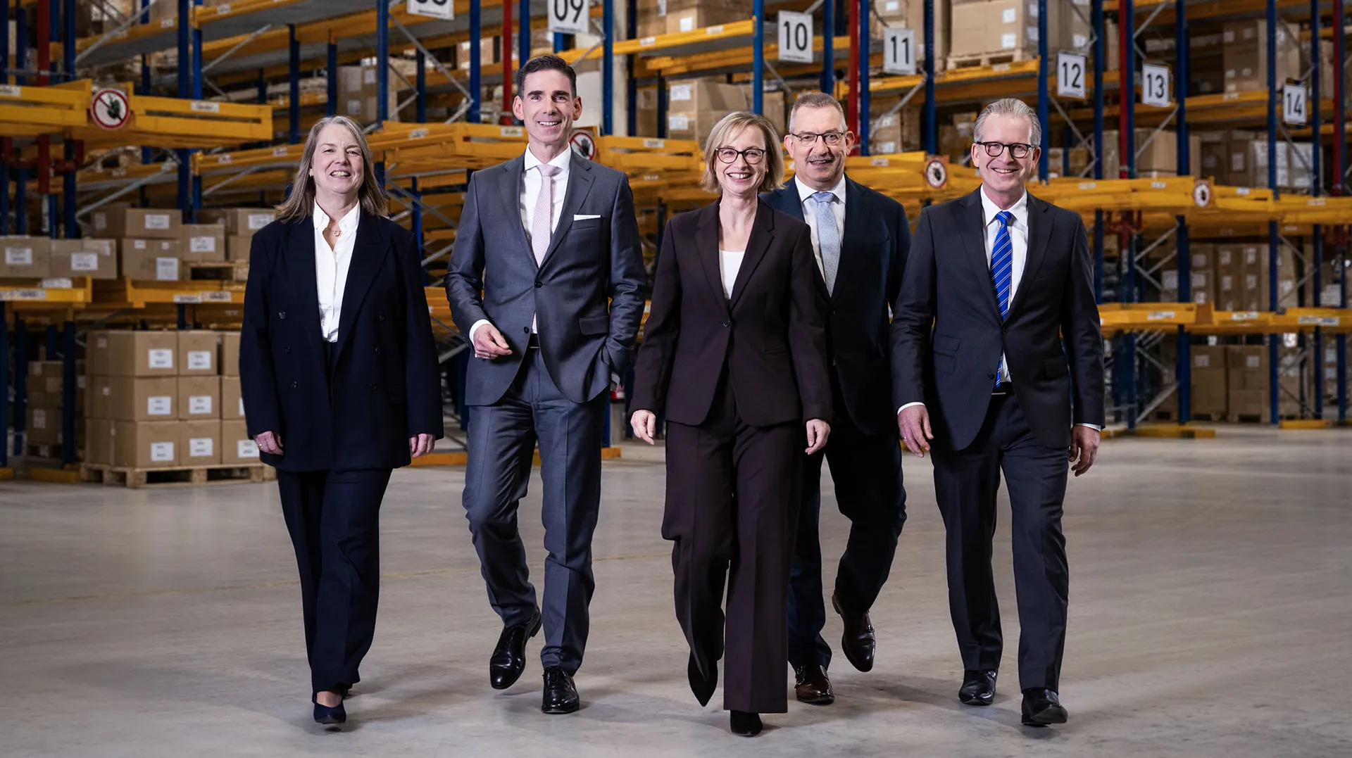 Gruppenbild des Vorstands der BLG Logistics (Foto)